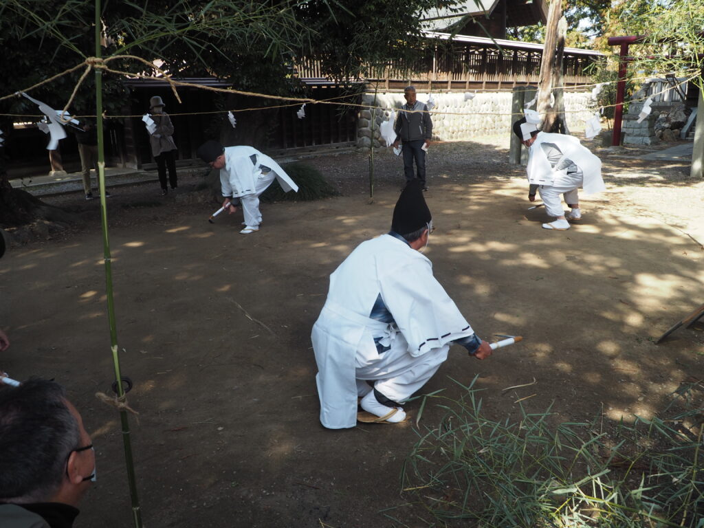 御厨神社：御田植え祭の写真です。