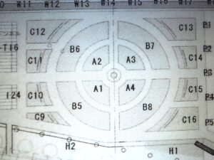 あしかがフラワーパーク：ローズガーデン拡大図の写真です。