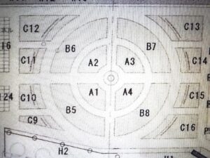 あしかがフラワーパーク：ローズガーデン拡大図の写真です。