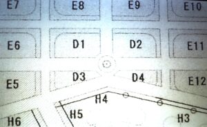 あしかがフラワーパーク：ローズガーデン拡大図の写真です。
