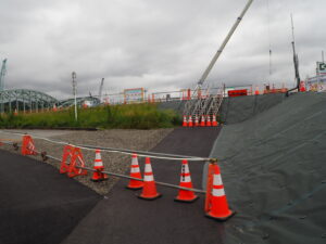 足利市駅からFMDAMONスタジオへ向かうルートの写真です。