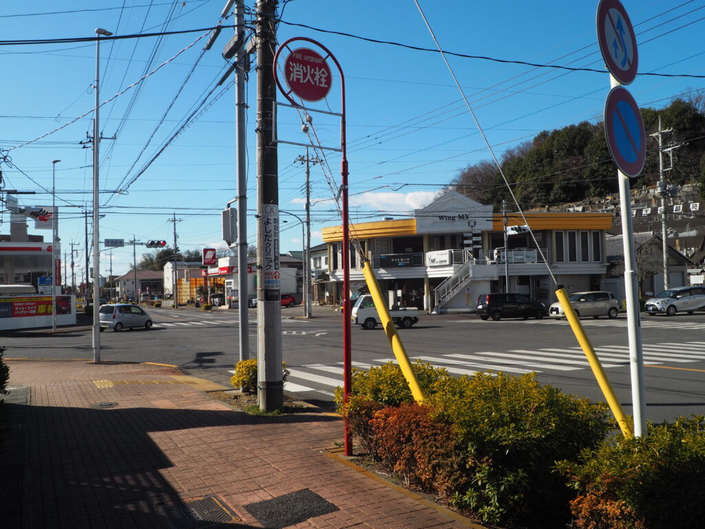 足利市駅南交差点の写真です。