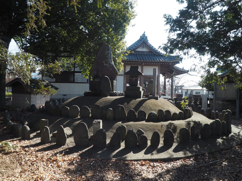 篠生神社：庚申塔の写真です。