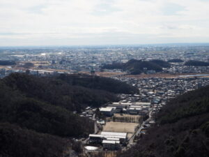 天狗山から臨む風景写真です。