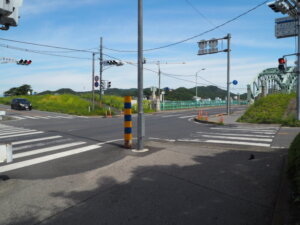 市駅北交差点の写真です。