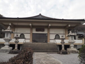 足利三十三観音霊場巡り：清雲寺本堂の写真です。