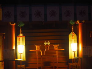足利織姫神社：社殿の写真です。