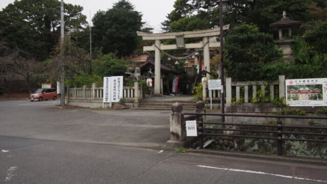 八雲神社前の写真です。