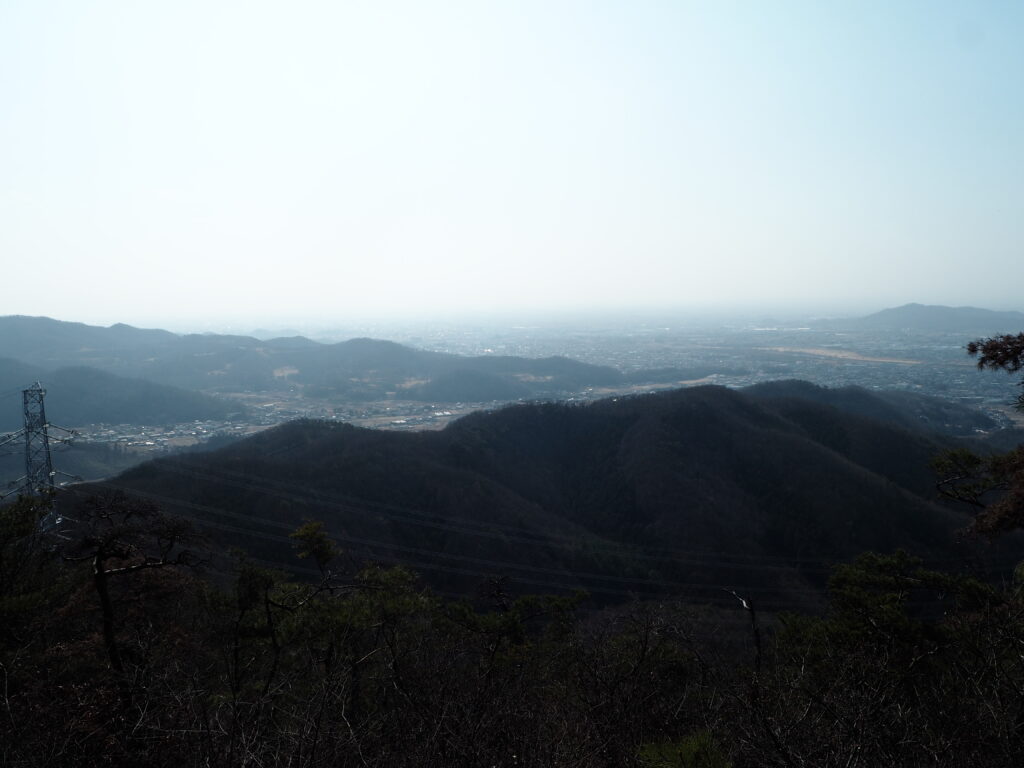 湯殿山から見る風景写真です。