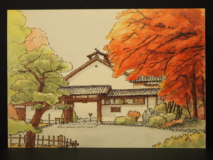 草雲美術館：長島喜一　画の写真です。