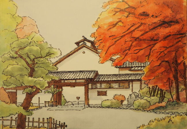 草雲美術館：長島喜一　画の写真です。
