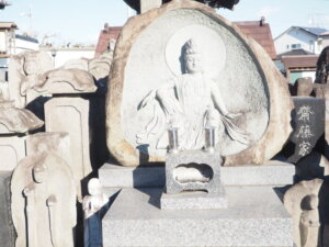 正善寺 石仏の写真です。