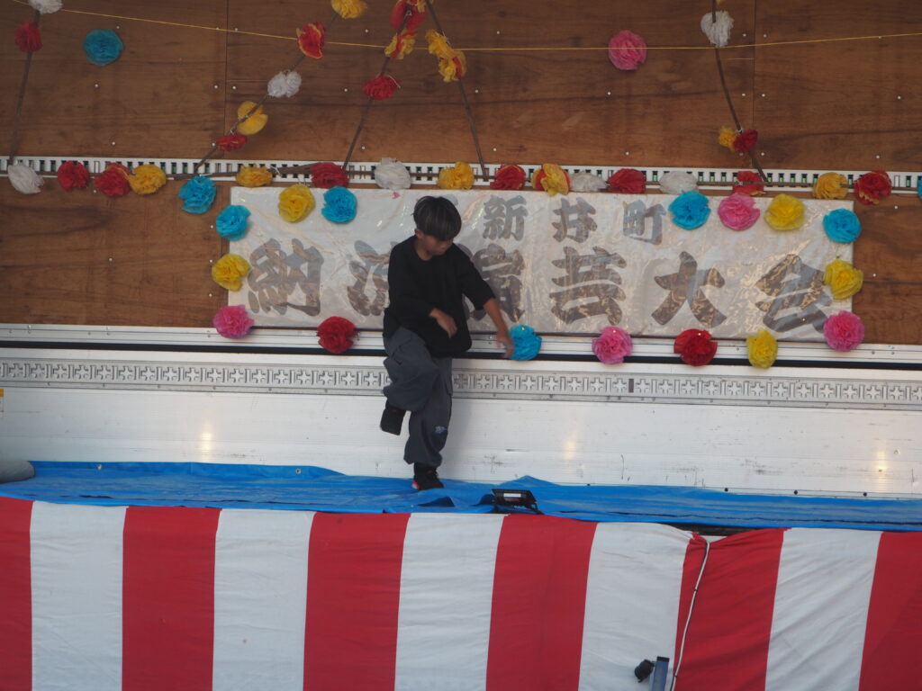 足利市西新井町：納涼祭の写真です。