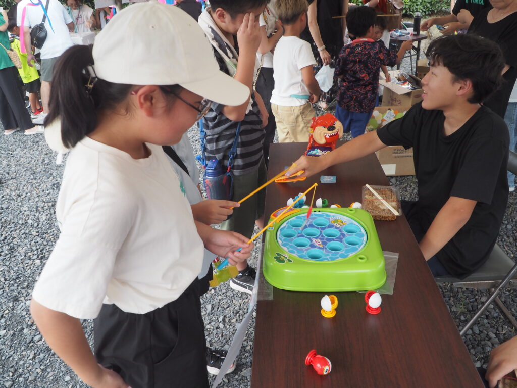 足利市西新井町自治会納涼祭：育成会の写真です。