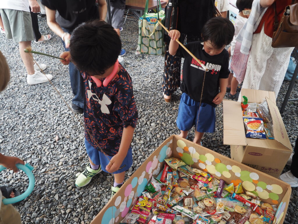 足利市西新井町自治会納涼祭：育成会の写真です。