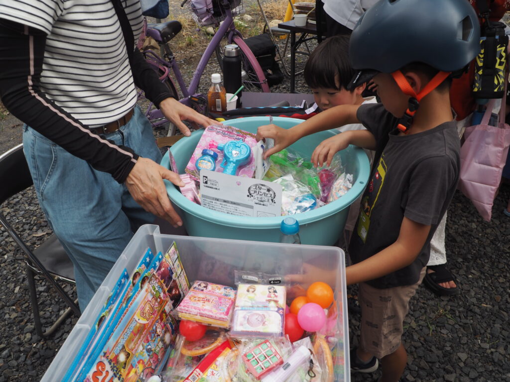 足利市西新井町自治会納涼祭：育成会の写真です。