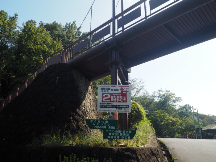 織姫公園:吊り橋の写真です。
