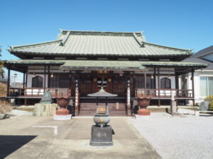 足利三十三観音霊場巡り：正善寺本堂の写真です。