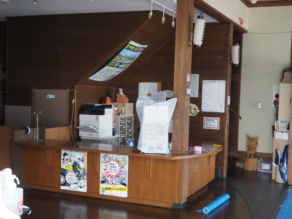 太平記館内のインフォメーションの写真です。