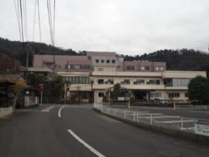 足利雷電神社へ向かう道の写真です。