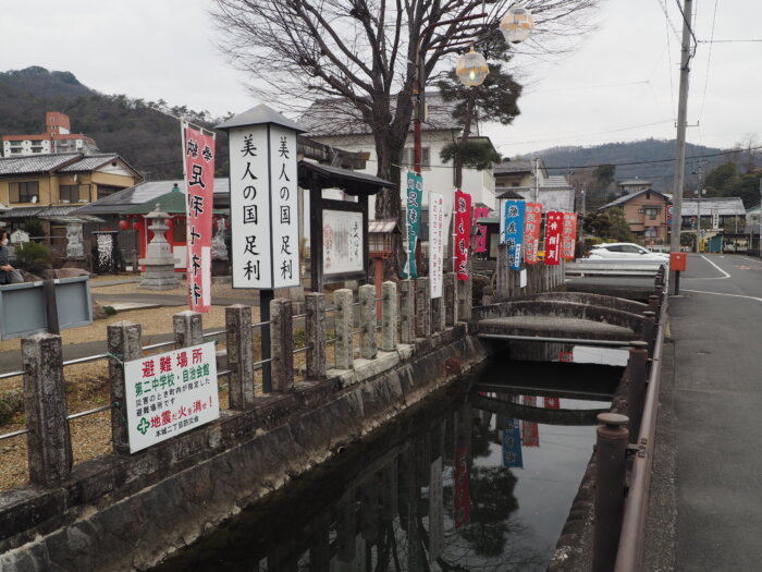 心通院に向かう道の写真です。