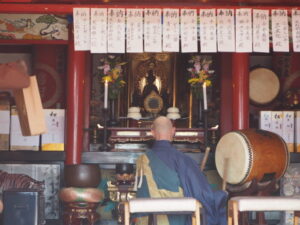 徳正寺：虚空蔵堂の祭壇の写真です。