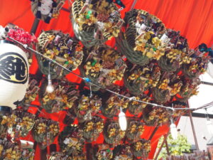 西宮神社：恵比須講の屋台の写真です。