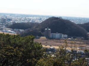 観音山から臨む風景写真です。