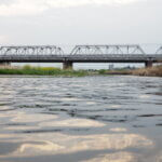 渡良瀬川と渡良瀬橋の写真です。