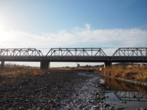 渡良瀬橋の写真です。