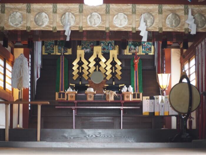 下野國一社八幡宮:拝殿の写真です。