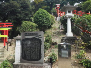 織姫神社：八木節コーナーの写真です。