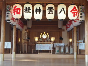 八雲神社祭壇の写真です。