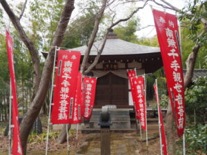 足利三十三観音霊場巡り：山川 長林寺の観音堂の写真です。