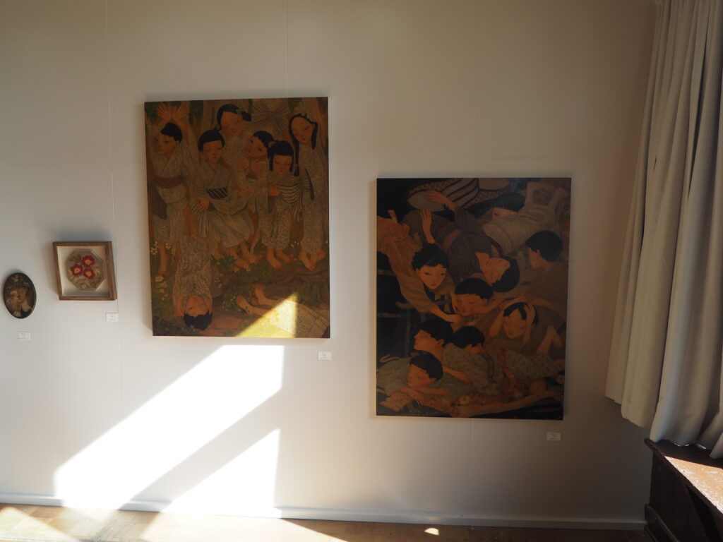 横井まい子個展の作品の写真です。