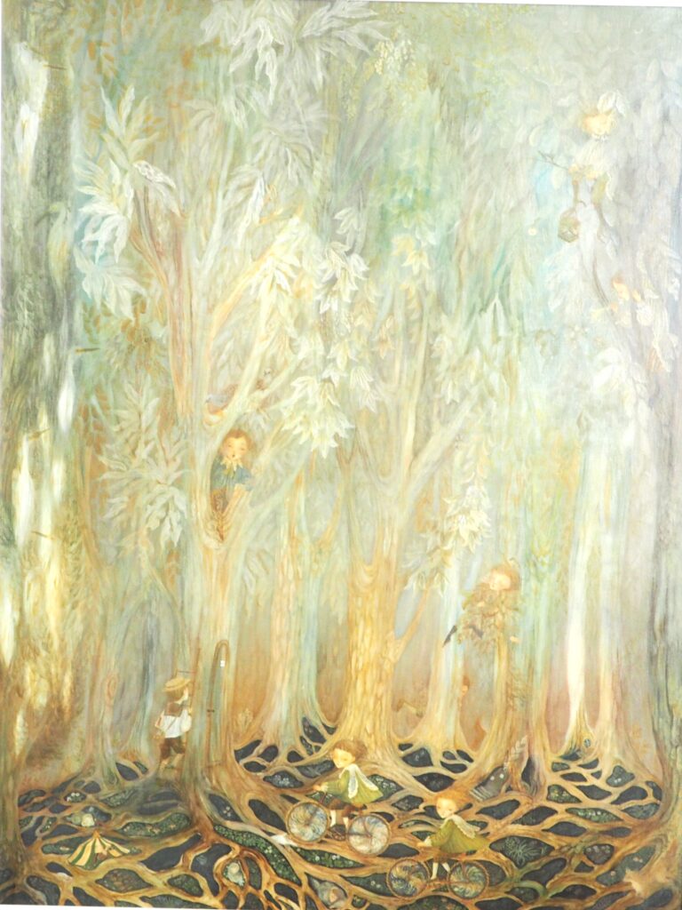 横井まい子個展の作品の写真です。