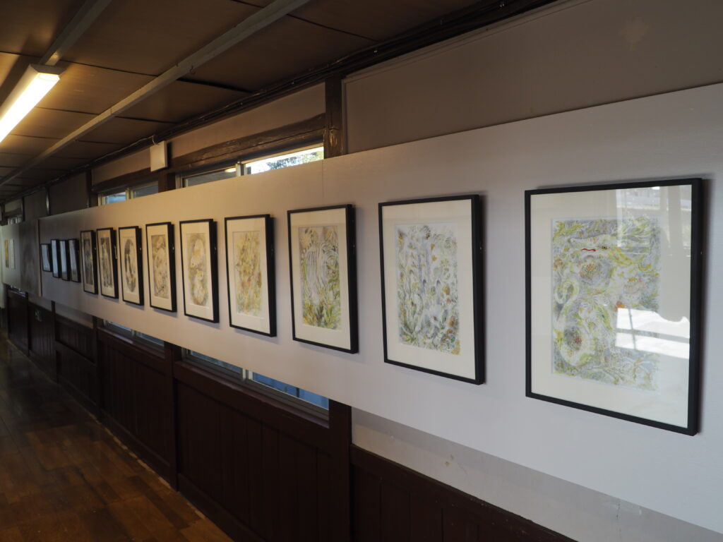 横井まい子個展の作品の写真です。