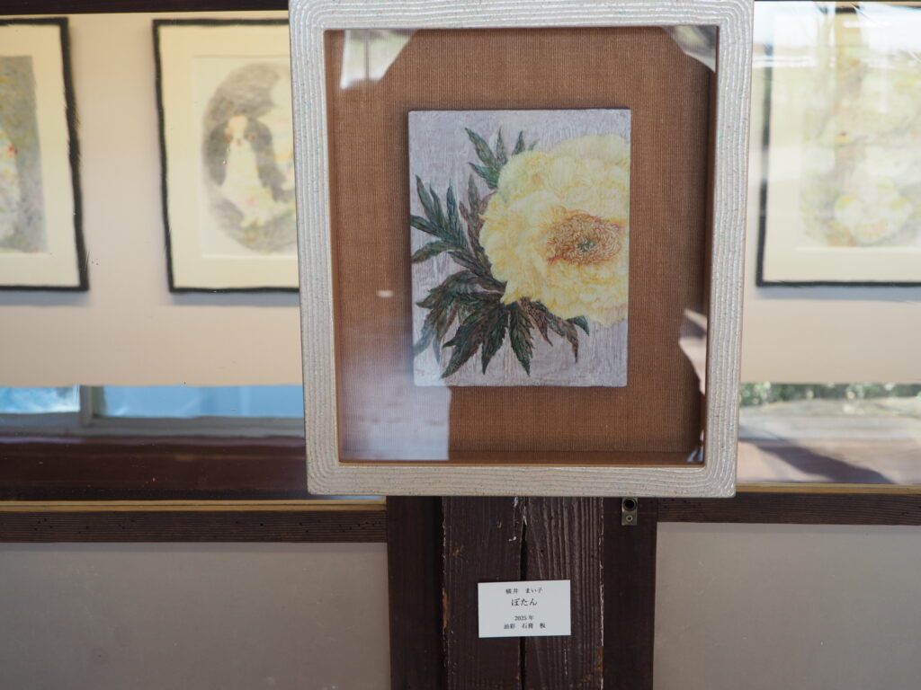 横井まい子個展の作品の写真です。